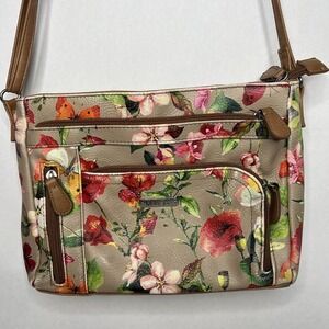MultiSac Floral Crossbody Bag Lightweight Travel Purse‎ Everyday Handbag